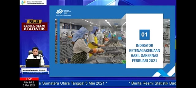 Februari 2021, Pengangguran di Sumut Tercatat Sebanyak 449 000 Orang 