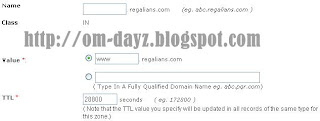 Setting Domain Blogspot Tanpa Menggunakan WWW