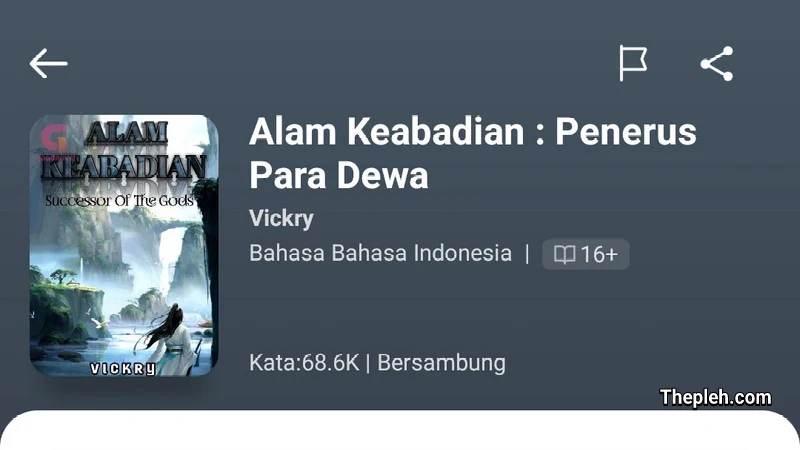 Novel Alam Keabadian Penerus Para Dewa Full Bab