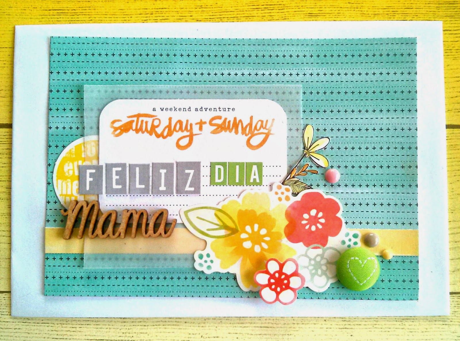 Tarjeta scrapbooking