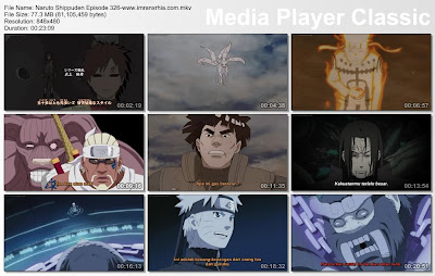 Download Film / Anime Naruto Episode 326 "Yonbi Sang Raja Kera" Shippuden Bahasa Indonesia