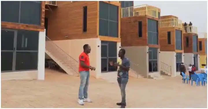 Villa D’Tuger is a luxury hotel in Kokrobite built from recycled shipping containers