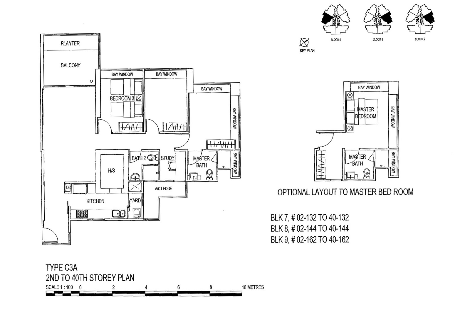3rd Floor plan which include measurement receive from Hoi Hup when key ...