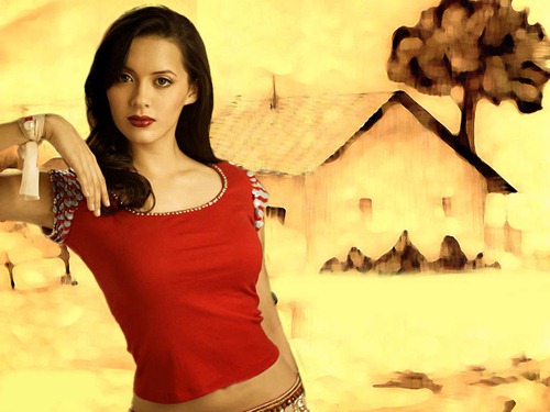 Isha Sharvani Backless Wallpapers