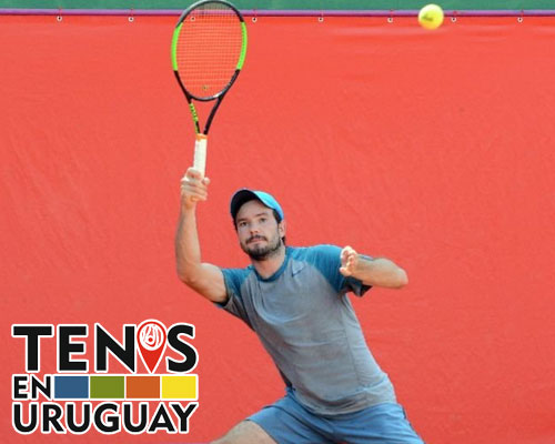 Gonzalo Villanueva, tenista argentino que participa en el Uruguay Open 2022
