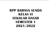 RPP Bahasa Sunda Kelas VI  Semester 1 Tahun Ajaran 2021/2022