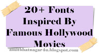 20+ Famous Fonts Inspired By Hollywood Movies Free Download