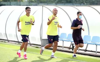 Pictures: Barcelona loanees and newcomers complete another training session