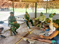 Babinsa Dan Babhinkamtibmas Ikut  Musyawarah Adat Pembentukan Kampung Adat