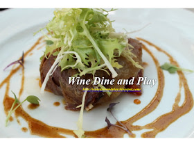 The duck confit entree at the AOC French Brasserie in Dubai, UAE