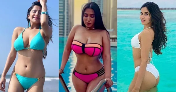 indian instagram model bikini curvy body
