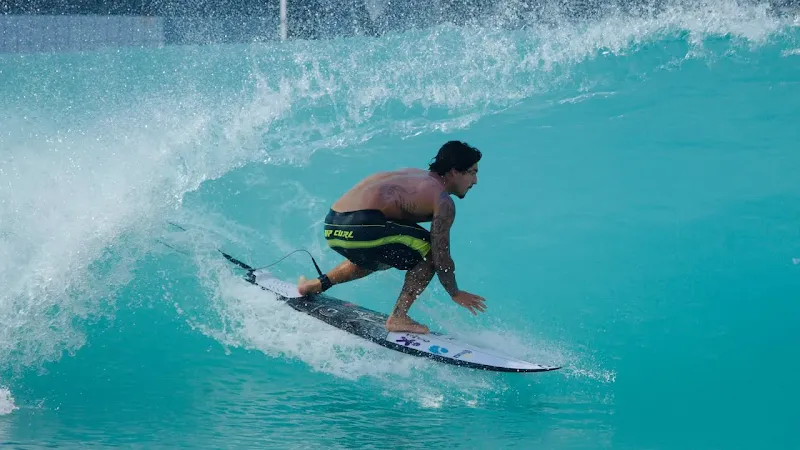 Gabriel Medina ripping it at Surf Abu Dhabi