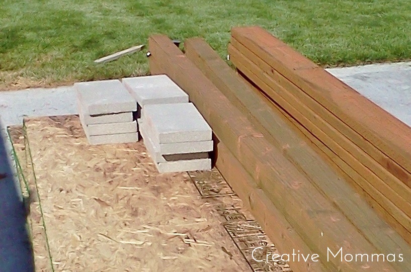 Creative Mommas: Build a Foundation for a Shed