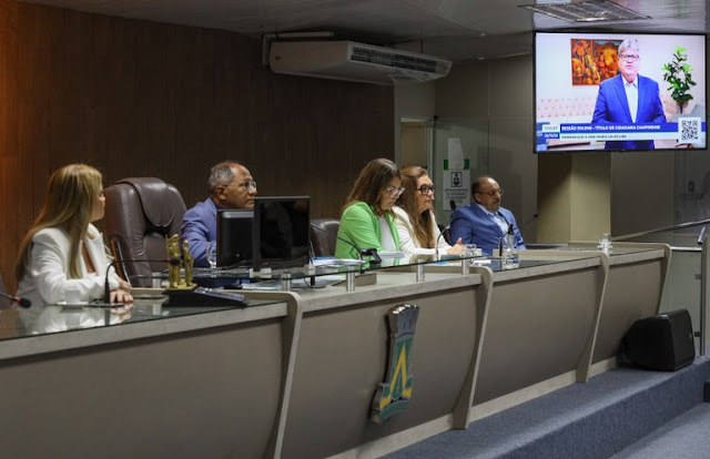 Primeira-dama da Paraíba recebe título de cidadã campinense e reforça compromisso com a Rainha da Borborema