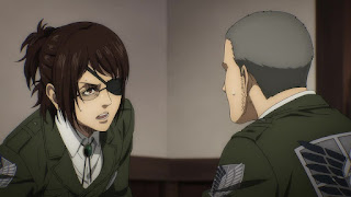 進撃の巨人 アニメ 72話 ハンジ・ゾエ CV. 朴璐美 Attack on Titan Hans Zoe