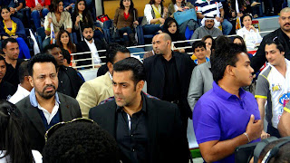 Salman Khan At CCL (Celebrity CrIcket League) held at Dubai 