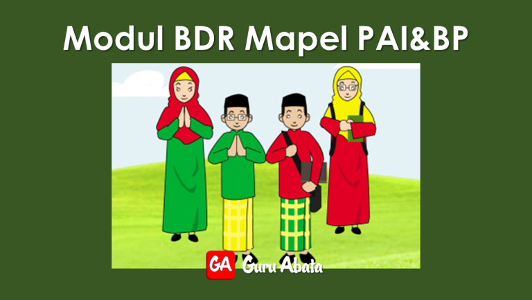Download Buku Modul BDR Mapel PAI & BP SD Kelas 1 2 3 4 5 6