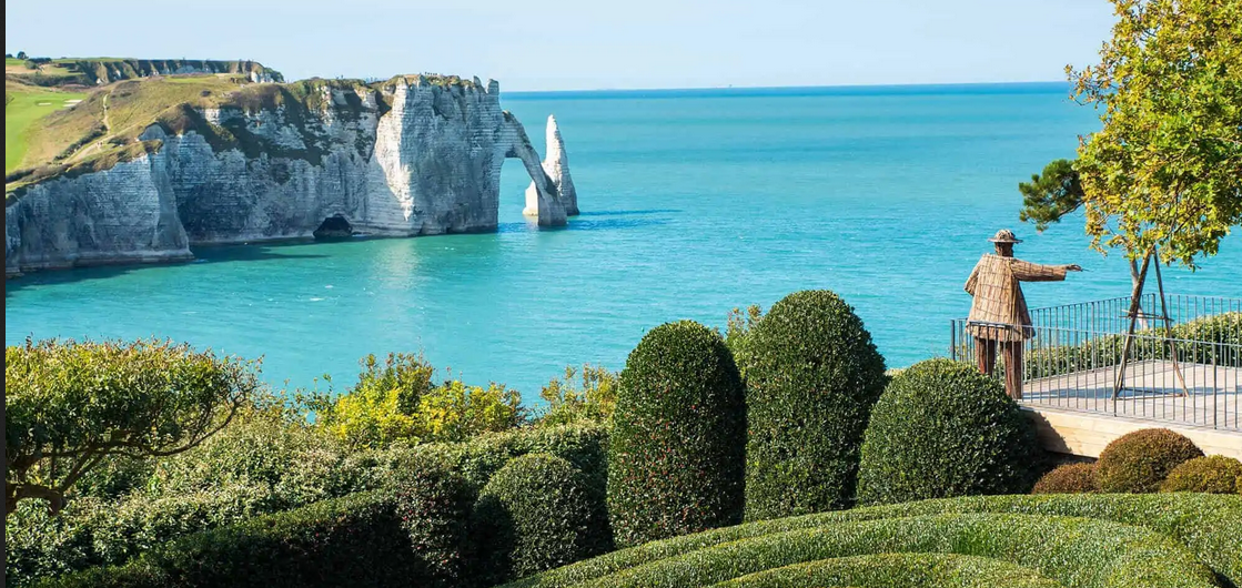 The Gardens of Étretat in Normandy France