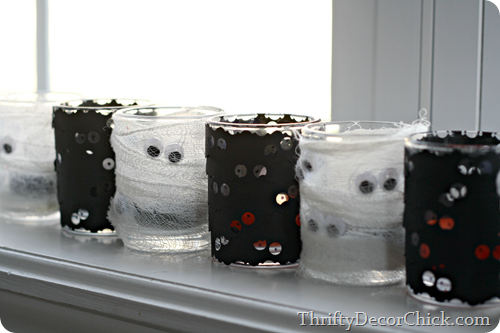 Halloween votive craft