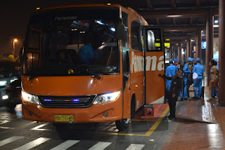 rombongan sampai di Bandara Internasional Soekarno Hatta