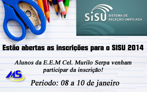 1º Processo SISU 2014