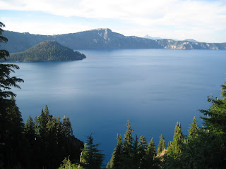 the view at crater lake