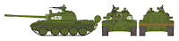 Tamiya 1/48 T-55 RUSSIAN MEDIUM TANK (32598) English Color Guide & Paint Conversion Chart　