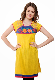 Folklore Viscose Kurtis