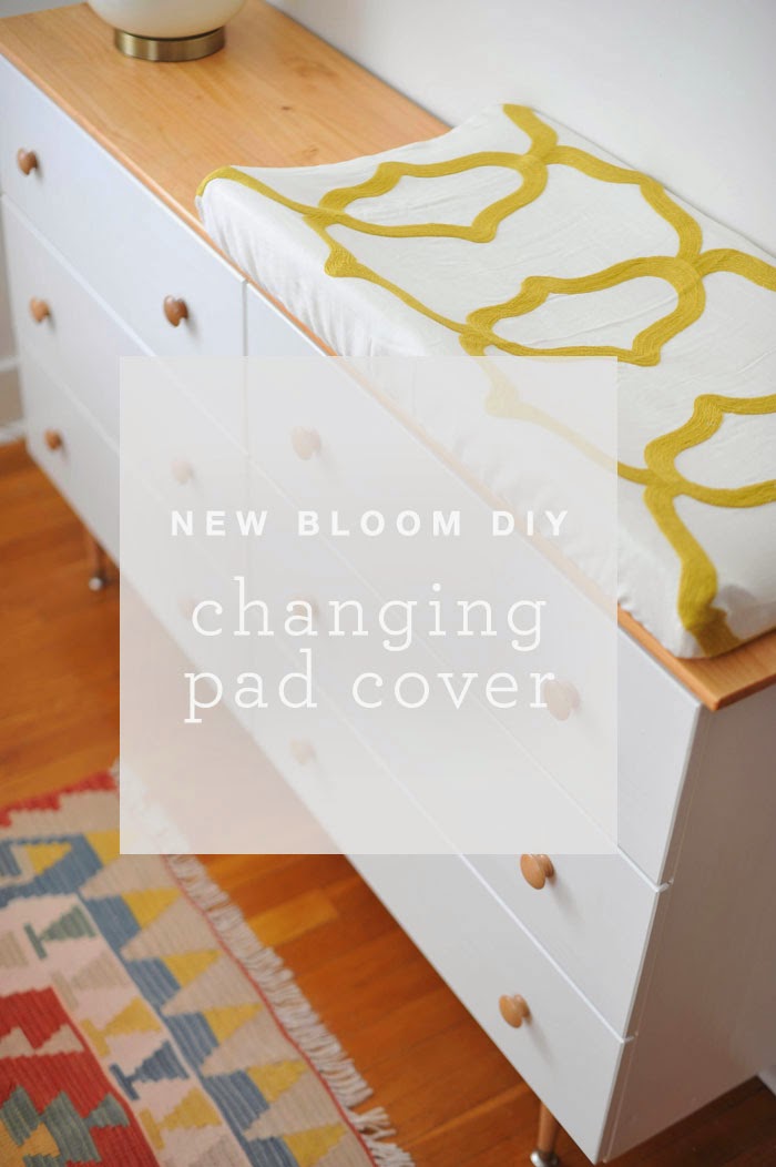 DIY Modern Boho Changing Pad Cover Tutorial