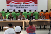 Kapolres Pidie Jaya Pimpin Konferensi Pers Akhir Tahun 2022