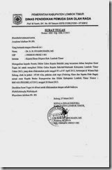  Surat Tugas