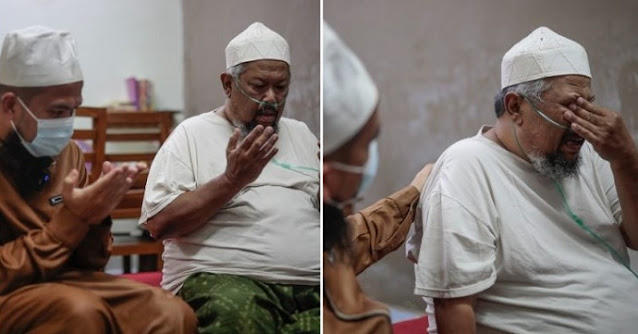 “Andai saya pergi, saya nak minta maaf pada semua..” Bob Lokman menangis ketika diziarahi Ebit Lew