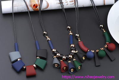 Korea style Resin necklace