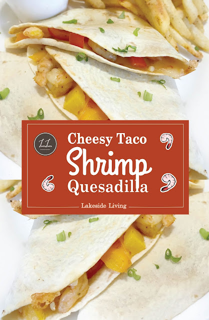 Cheesy Taco Shrimp Quesadilla Recipe