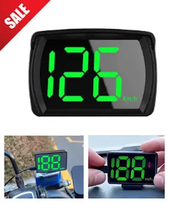 Smart Digital Speedometer with GPS for Bikes & Cars