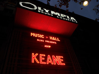 Keane - Olympia Paris - octobre 2012 - Strangeland