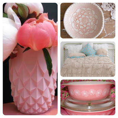 dusty pink home decor