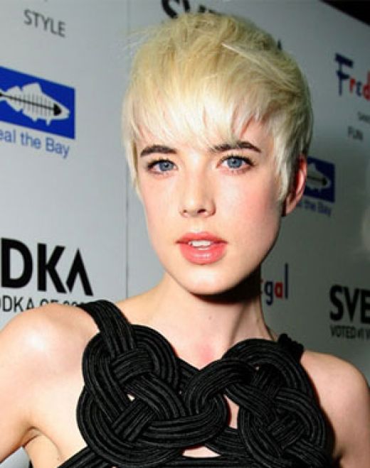 The decision to have short styles such as Agyness Deyn's pixie cuts is both