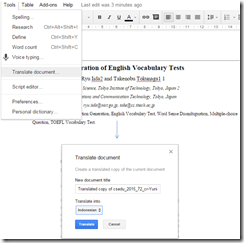 translate dokumen