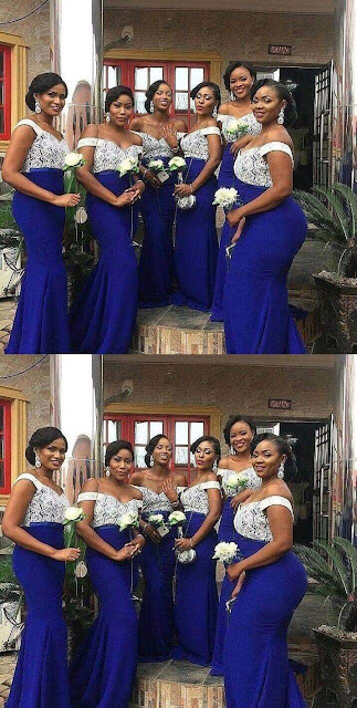 African Attire Bridesmaid Dresses.