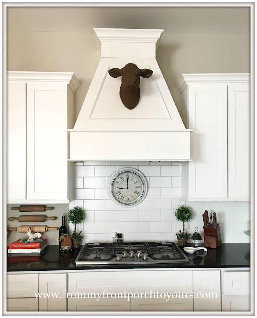 French Farmhouse-Kitchen-White Cabinets-From My Front Porch To Yours