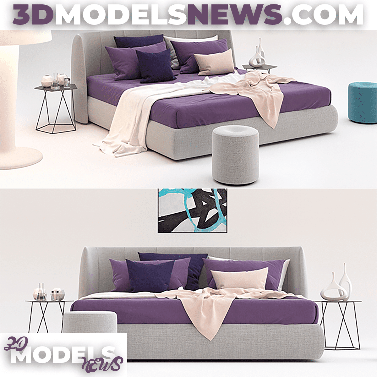 Basket Style Modern Bed Model 1