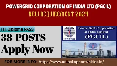 Powergrid Corporation of India Limited (PGCIL) Recruitment 2024 | 38 Vacancies | Surveyor, Junior Engineer Position