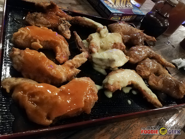 Unlimited Chicken Wings, Spicy Buffalo, Honey Mustard, Hippers Gravy, Hippers Bar and Resto