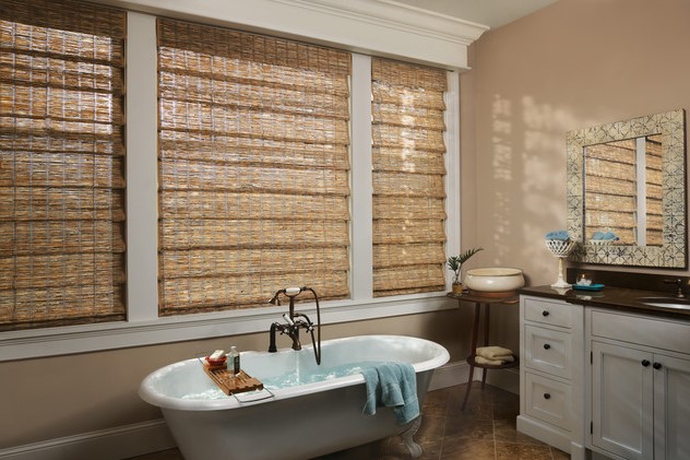 Faux Wooden Blinds For Bathroom Waterproof