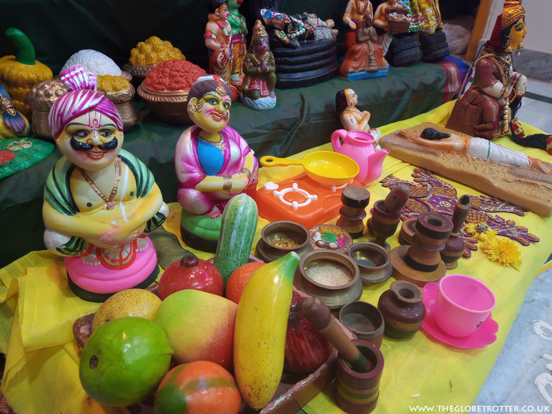 Navarathri Golu Doll - Chettiyar and Chettichi Set