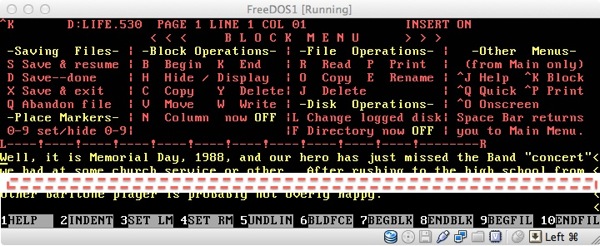 Life 530 wordstar