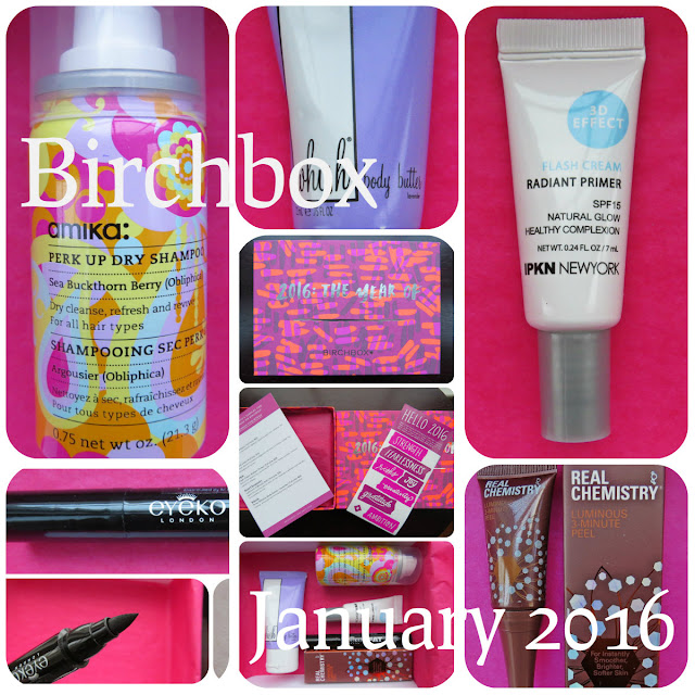 January 2016 Birchbox Review