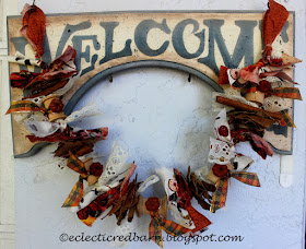 Eclectic Red Barn: Inexpensive Fall Garland