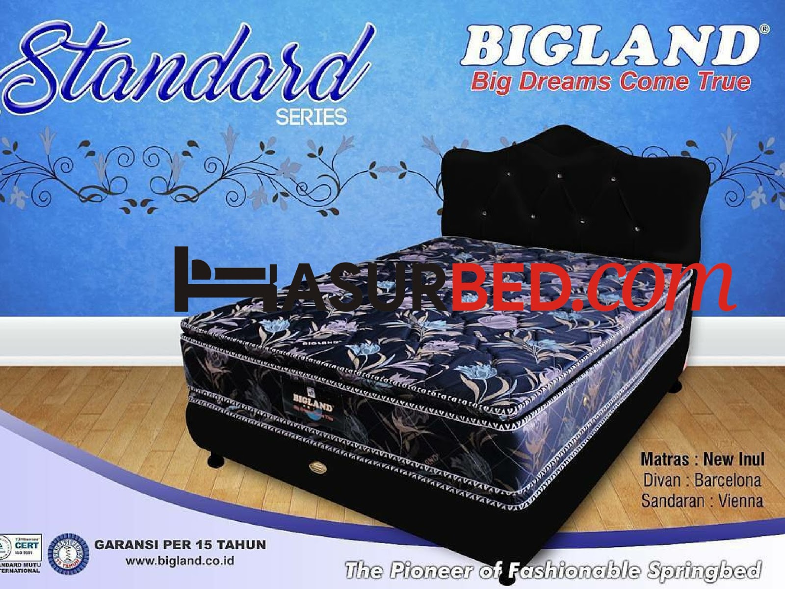 Harga Spring Bed Bigland Standard Series